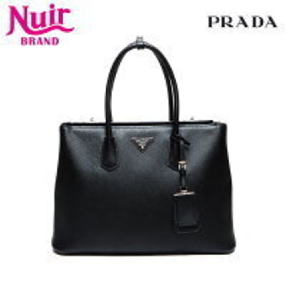 Prada Saffiano Cuir Handbag Black
